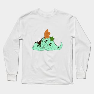 Mint choco chip dragon Long Sleeve T-Shirt